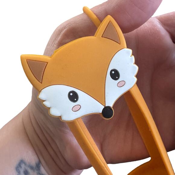 Young Living YL LOT of 2 Woodland Animal Fox Raccoon Hand Sanitizer Holders OS - Picture 2 of 7